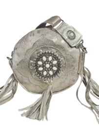 Crazy Golden Cow tas Chakra met Ivory steen