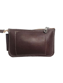 Lace Koeienhuid portemonneetje Bombay met Ivory steen