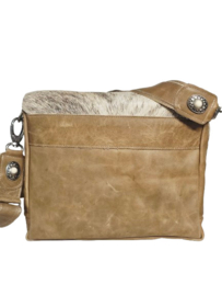 Nobel Koeienhuid tas Ganesha met Ivory steen