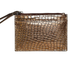Lederen Brons Goud Croco Mimi Wallet