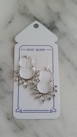 Oorhangers 925 zilver Yasmina