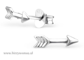 Oorknopjes 925 zilver Arrow
