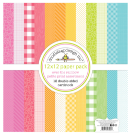 Over The Rainbow 12x12 Inch Petite Prints Assortment Pack
