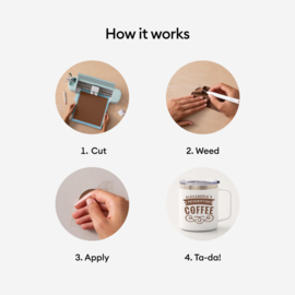 Cricut Premium Vinyl Permanent Skintones (10 huidkleurtinten)