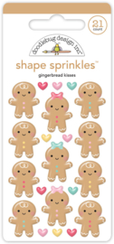 Gingerbread Kisses Shape Sprinkles