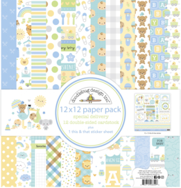 Doodlebug Design Special Delivery 12x12 Inch Paper Pack