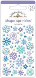 Snow Colorful Shape Sprinkles