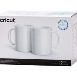 Cricut Mugs White (Cricut Mokken) 440 ml - 2 stuks