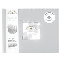 Doodlebug Design Grey 8x8 Inch Storybook Album (3489)