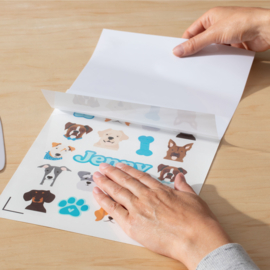 Printable Waterproof Sticker Set A4 Transparent (6pcs)
