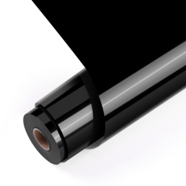 LOKLIK PERMANENT ADHESIVE VINYL GLOSSY - BLACK - 30.5 X 180 CM