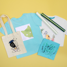 TRANSFER VINYL CHAMELEON - GOLD TO GREEN- 30.5 X 90 CM