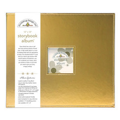 Doodlebug Design Gold 12x12 Inch Storybook Album (5726)