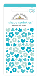 Doodlebug Design Swimming Pool Confetti Shape Sprinkles