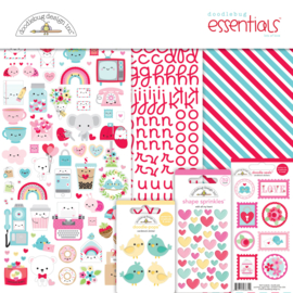 Doodlebug Design Lots of Love 12x12 Inch Essentials Kit (7590)