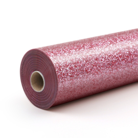 LOKLIK HEAT TRANSFER VINYL GLITTER - PINK - 30.5 X 90 CM