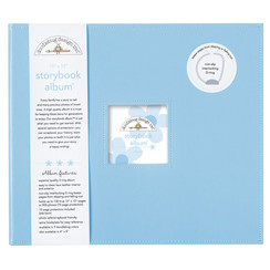 Doodlebug Design Bubble Blue 12x12 Inch Storybook Album (3199)