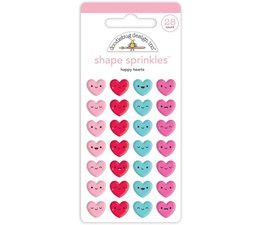 Doodlebug Design Happy Hearts Shape Sprinkles