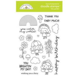 Doodlebug Design Fairy Garden Doodle Stamps