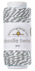 Doodlebug Design Gray Doodle Twine