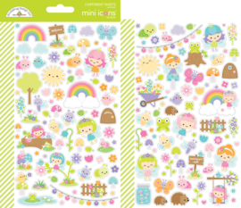 Fairy Garden Mini Icons Sticker