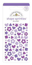 Doodlebug Design Lilac Confetti Shape Sprinkles