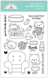 Pretty Kitty Doodle Stamps