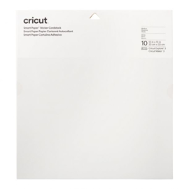 Cricut Smart Sticker Cardstock 33x33cm White (10pcs) (2008317)