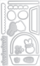 Bunny Basket Doodle Cuts