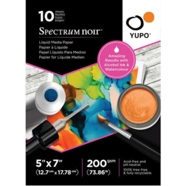 Spectrum Noir Yupo Liquid Media Paper 5x7 Inch (10pcs)