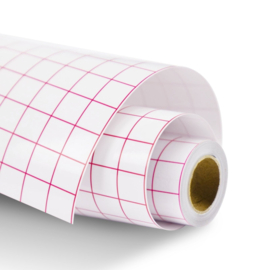 GRID TRANSFER TAPE ROLL - RED - 30 X 1500 CM
