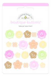 Doodlebug Design Baby Girl Boutique Buttons
