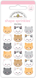 Bitty Kitties Shape Sprinkles