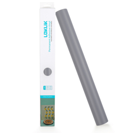 LOKLIK PERMANENT ADHESIVE VINYL MATTE - LIGHT GRAY - 30.5 X 180 CM