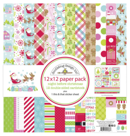Doodlebug Design Night Before Christmas 12x12 Inch Paper Pack