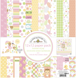 Doodlebug Design Bundle of Joy 12x12 Inch Paper Pack