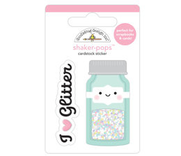 Doodlebug Design Glitter Jar Shaker-Pops