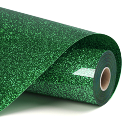 LOKLIK HEAT TRANSFER VINYL GLITTER - GREEN - 30.5 X 90 CM