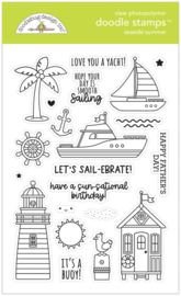 Seaside Summer Doodle Stamps