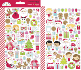 Doodlebug Design Night Before Christmas Mini Icons Sticker