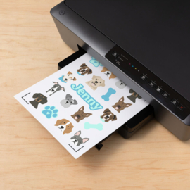 Printable Waterproof Sticker Set A4 Transparent (6pcs)
