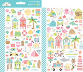 Seaside Summer Mini Icons Stickers