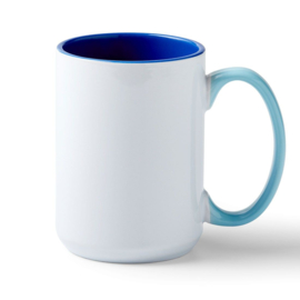 Cricut Beveled Ceramic Mug Blank Ocean 425ml