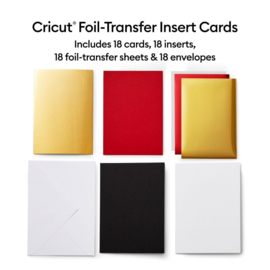 CRICUT FOIL TRANSFER INSERT CARDS ROYAL FLUSH SAMPLER (R10 18PCS)