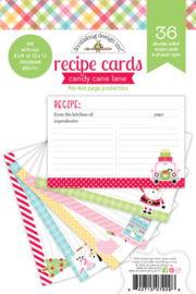 Candy Cane Lane Recipe Cards