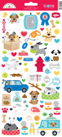 Doggone Cute Icons Stickers