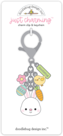 Bunny Hop Just Charming Clip & Keychain