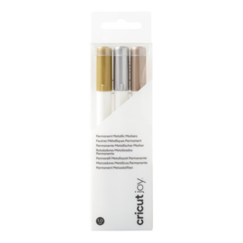 Joy Permanent Markers 1.0 Metallic Gold/Silver/Copper (3pcs)