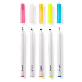 Opaque Gel Pens 1.0 Pink/Orange/White/Yellow/Blue (5pcs)