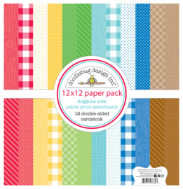 Doggone Cute 12x12 Inch Petite Prints Assortment Pack